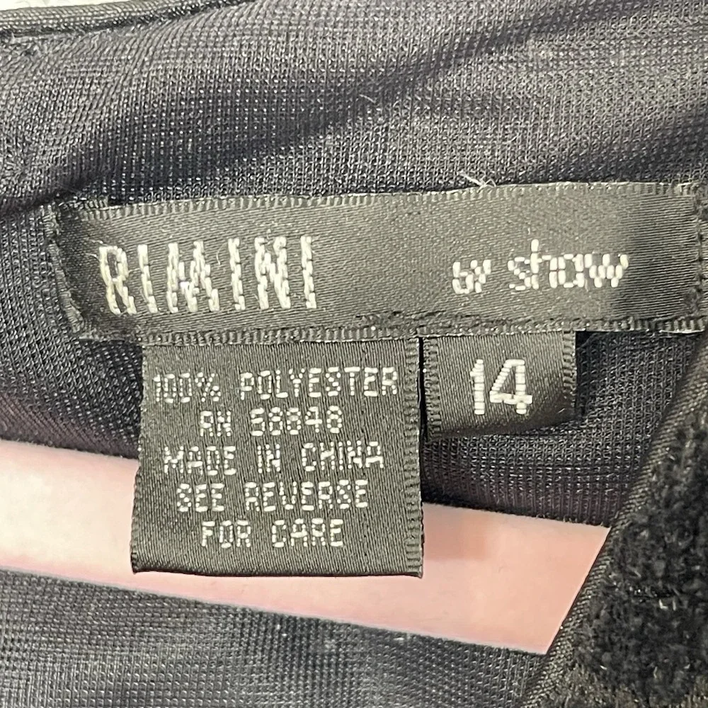 Vintage 90s‎ Rimini by Shaw Women's Velvet Floral Formal Evening Maxi Dress 14 - Picture 8 of 10